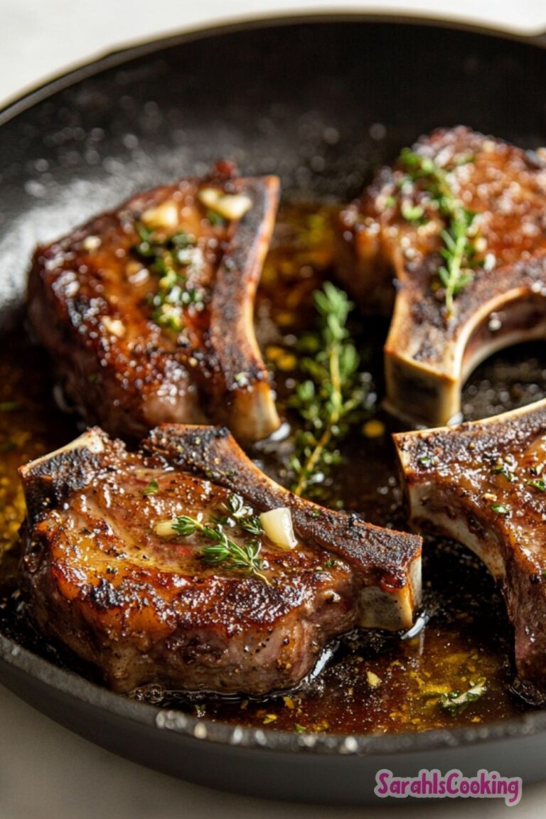Pan Seared Lamb Chops Recipe