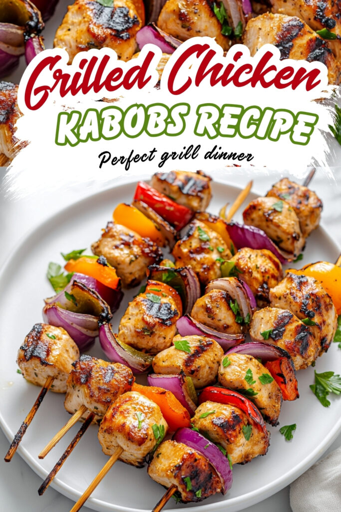 Perfect Grilled Chicken Kabobs Recipe