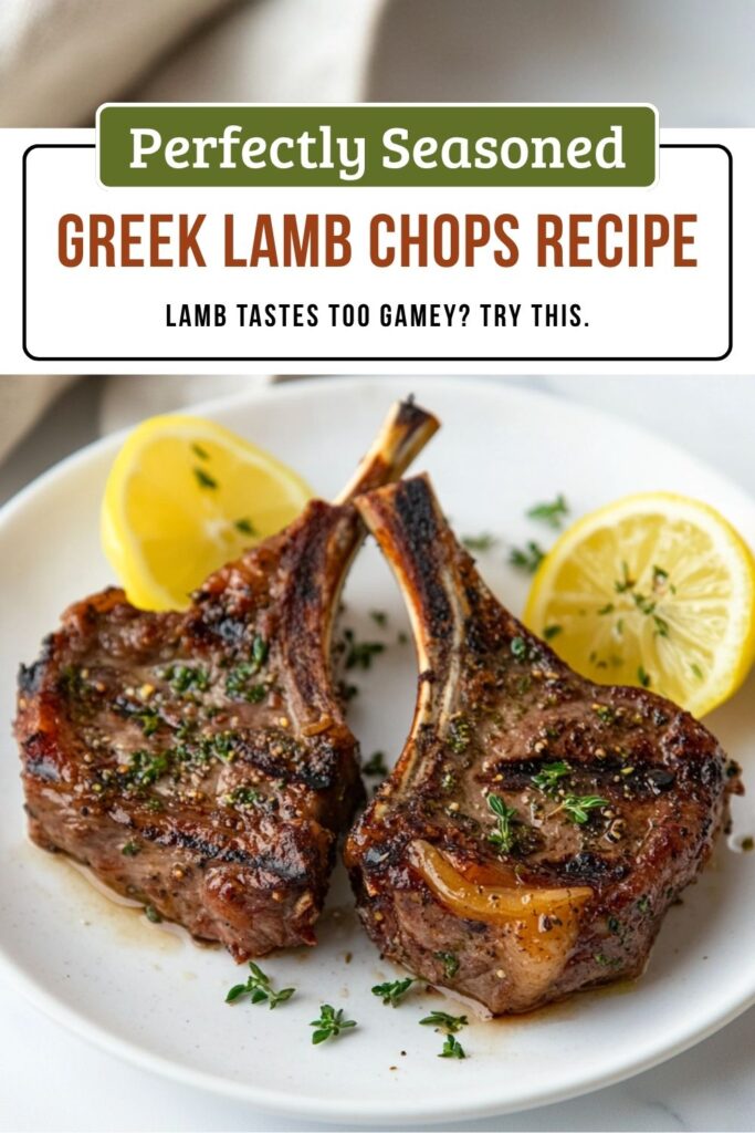 Perfectly Seasoned Greek Lamb Chops Recipe
