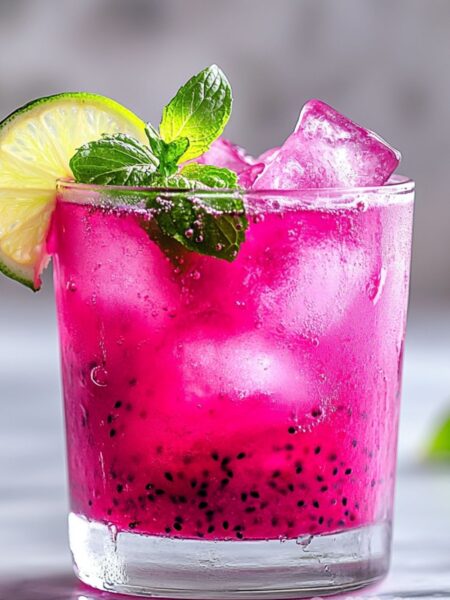 Pink Dragon Fruit Cocktail Recipe