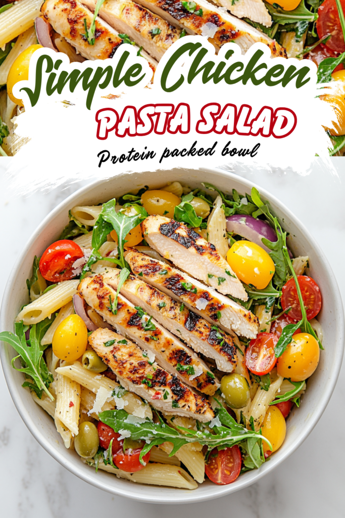 Simple Chicken Pasta Salad Recipe