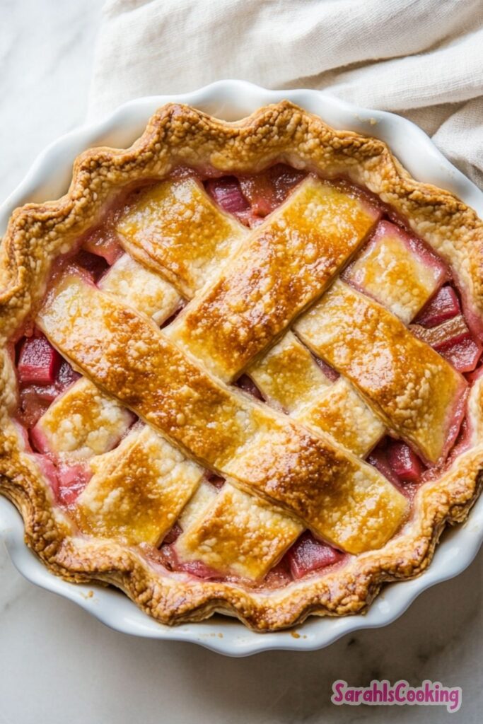 Simple Rhubarb Pie Recipe