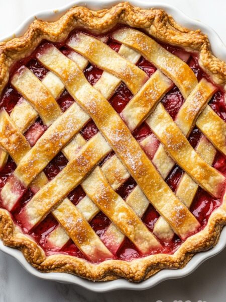 Strawberry Rhubarb Pie Recipe