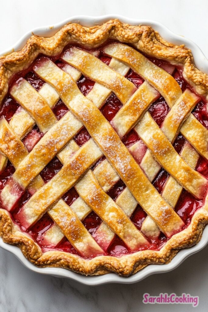 Strawberry Rhubarb Pie Recipe