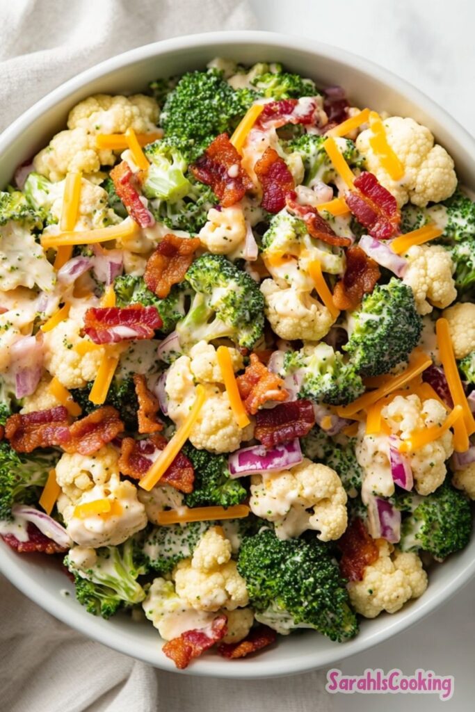 Broccoli Cauliflower Salad Recipe