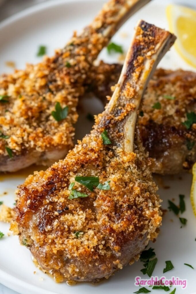 Crispy Pan Fried Panko Lamb Chops Recipe