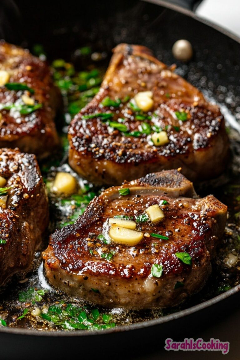 Garlic Butter Lamb Chops Recipe