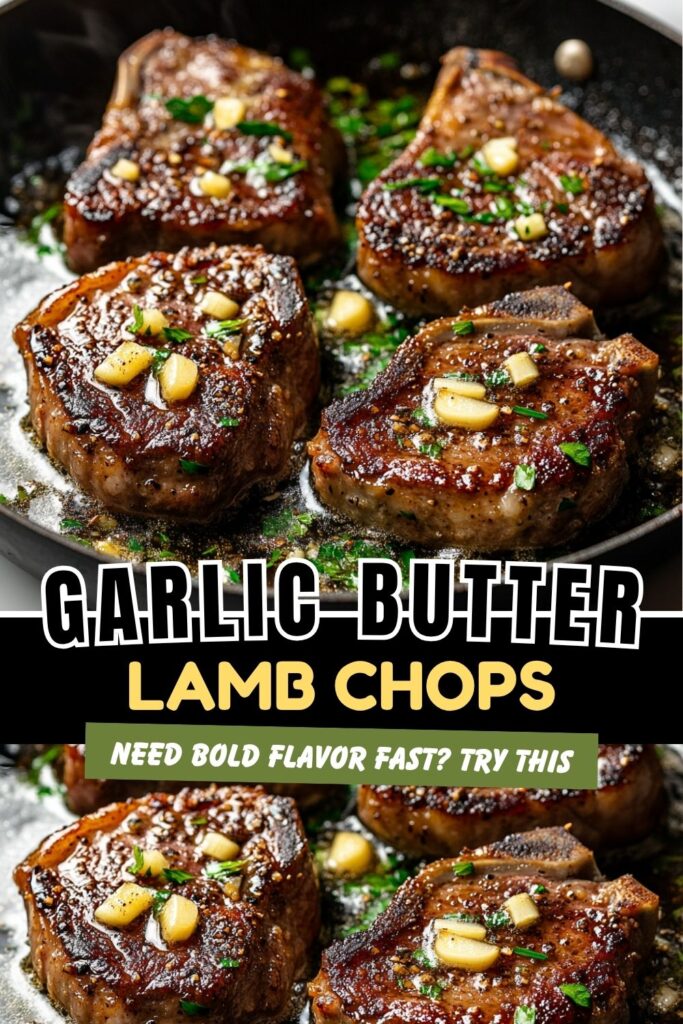Garlic Butter Lamb Chops With a Rich, Juicy Finish