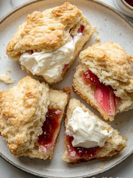 Rhubarb Scones Recipe