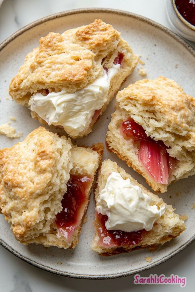 Rhubarb Scones Recipe