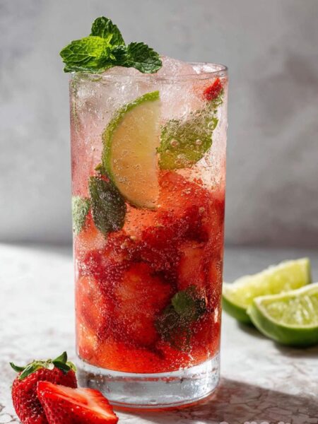 Strawberry Mojito Cocktail Recipe